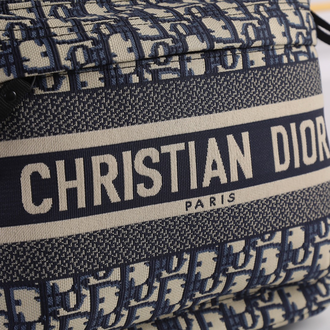 DiorTravel Backpack Blue print 6603 XB032 35cm