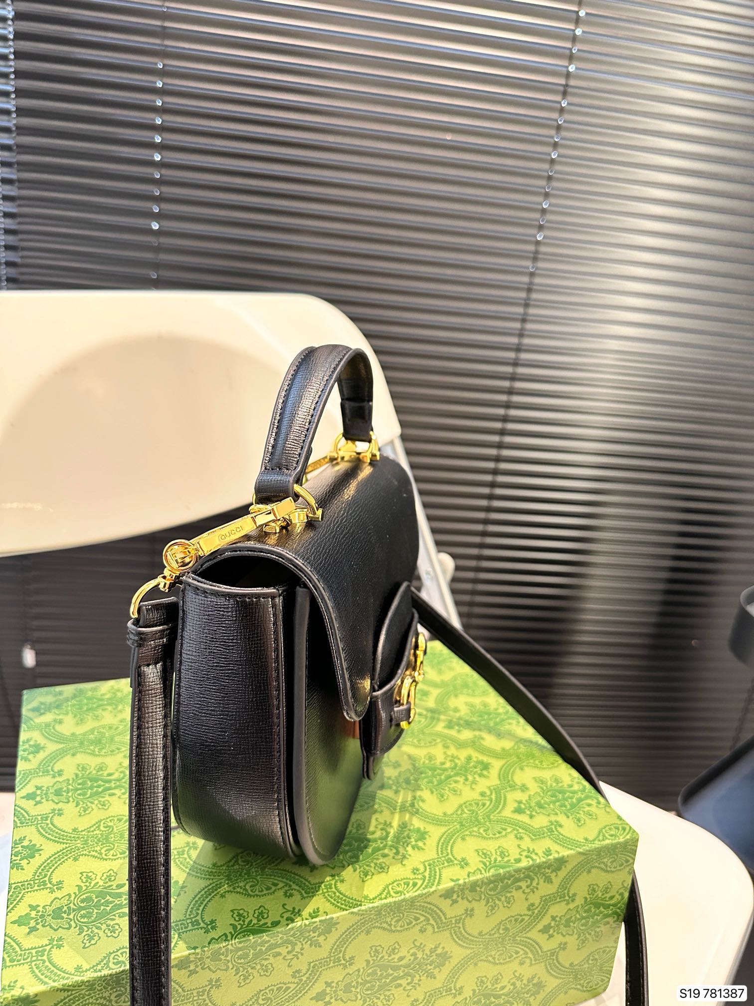 Gucci Horsebit 1955 Handbag 781387 LLS061 19cm