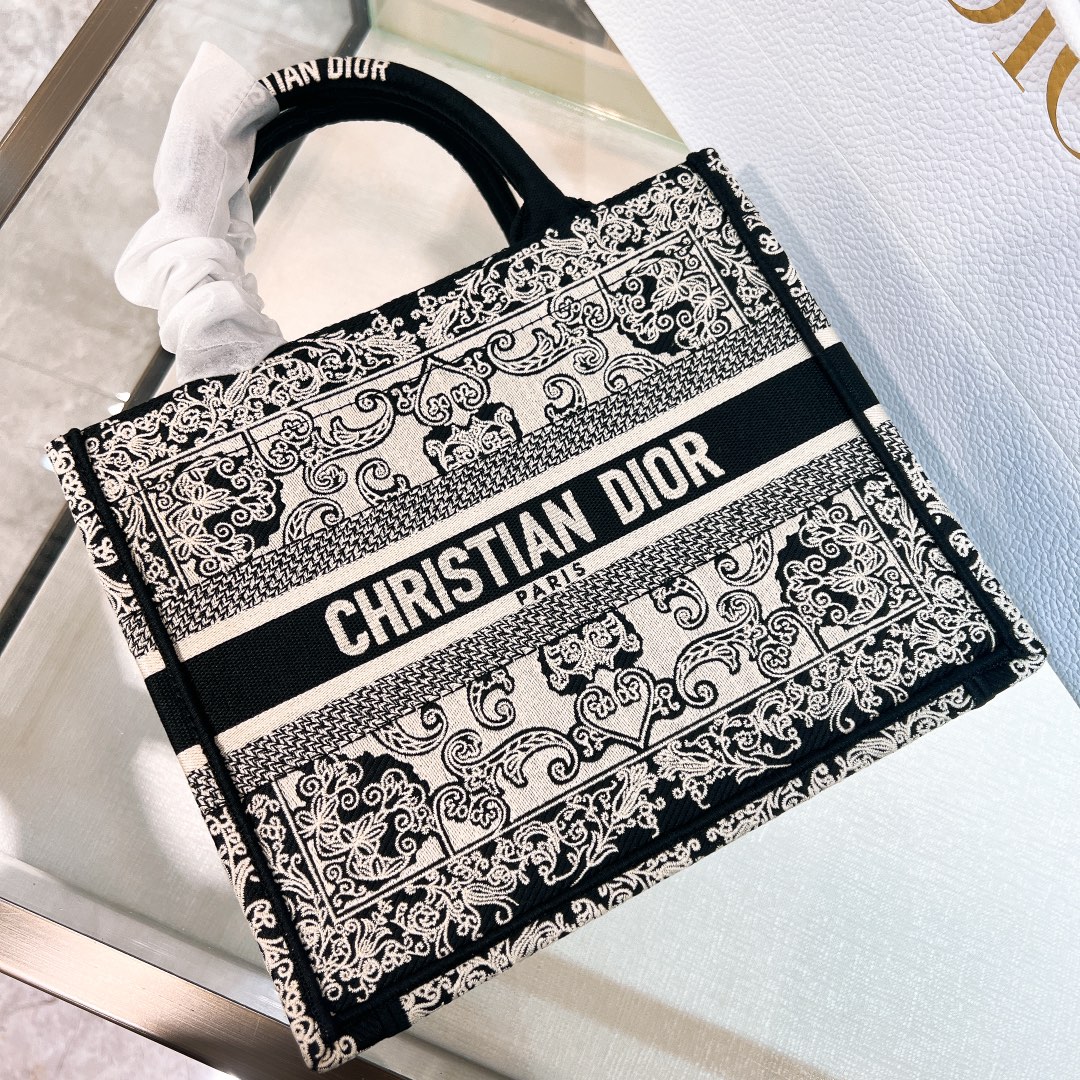 10A + top quality Small Dior Book Tote 1265 DLAM012 26.5cm