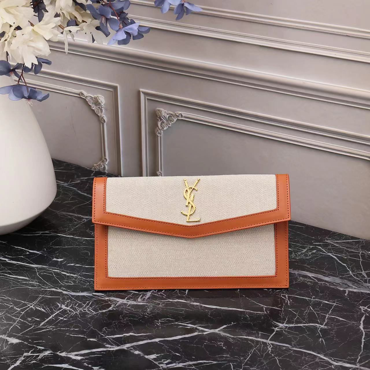 YSL Uptown Clutch 565739 LM031 27cm