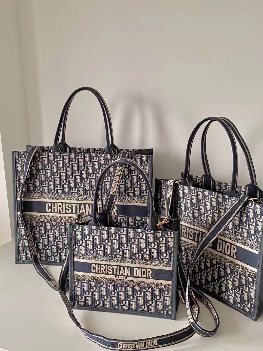 10A + top quality Dior Book Tote With Strap 0175 LM022042062 26-41cm