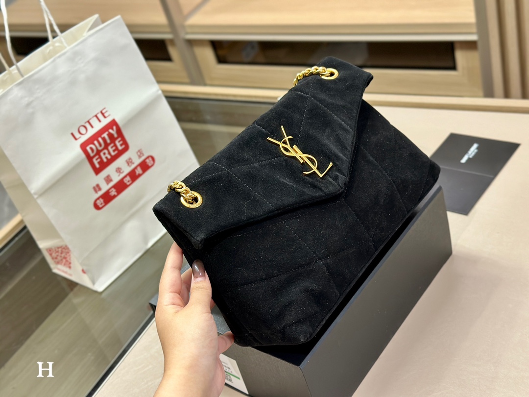 YSL Loulou puffer 4752 DB551 28cm