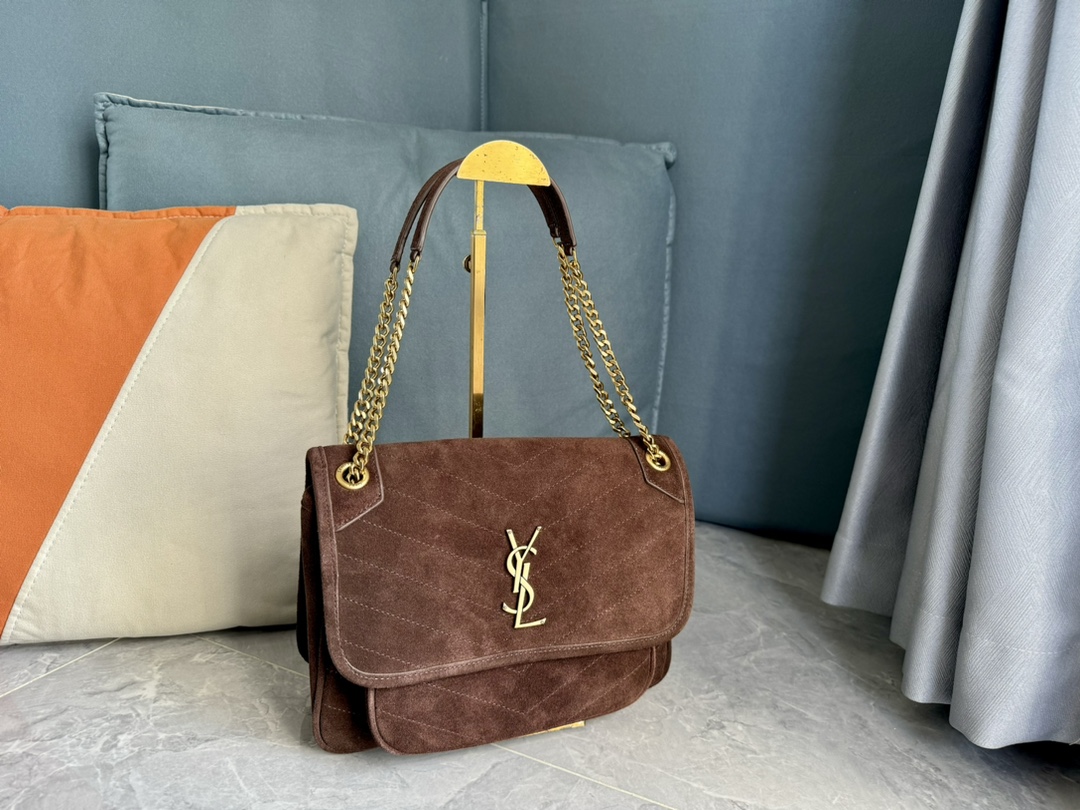 YSL Niki Shoulder Bag 1002 LM072 28cm