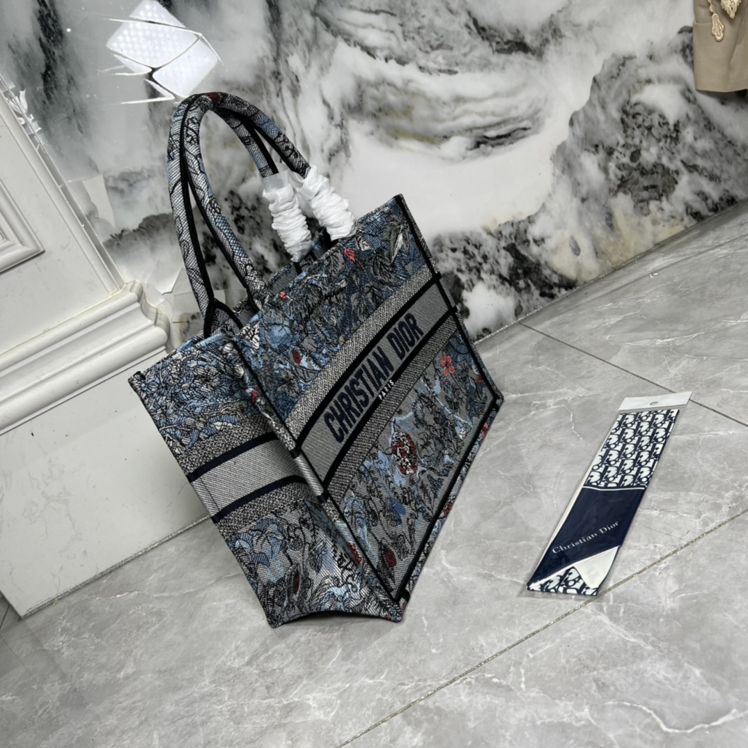 10A + top quality Medium Dior Book Tote 0175 XB022 36cm