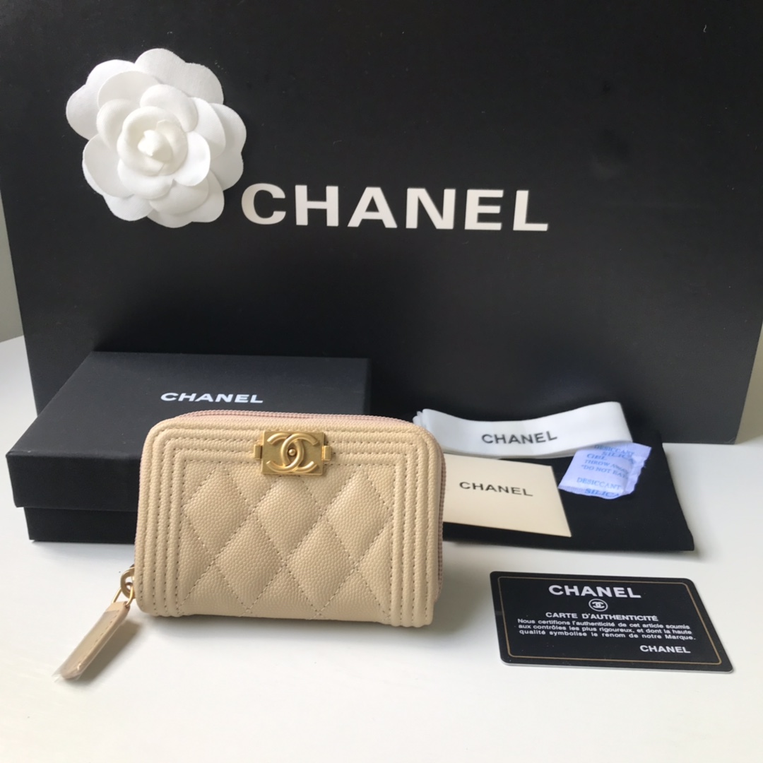 CHANEL BOY CHANEL ZIPPED COIN PURSE