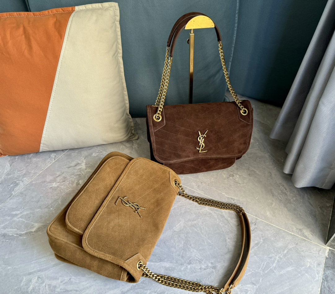 YSL Niki Shoulder Bag 1002 LM072 28cm