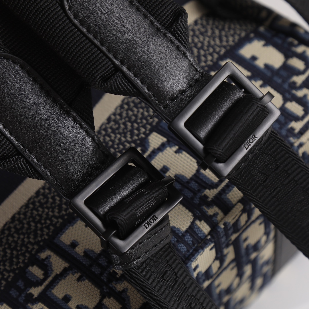 DiorTravel Backpack Blue print 6603 XB032 35cm