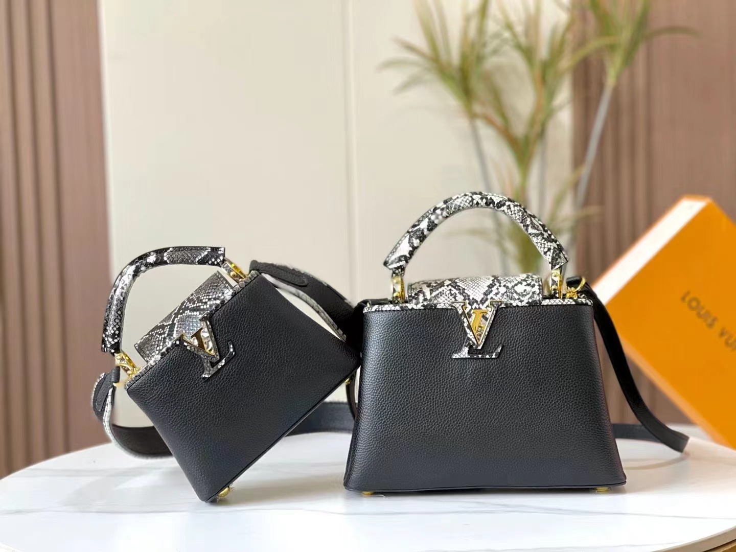 LV Capucines Bag M95508 M95509 LM012032 21-27cm