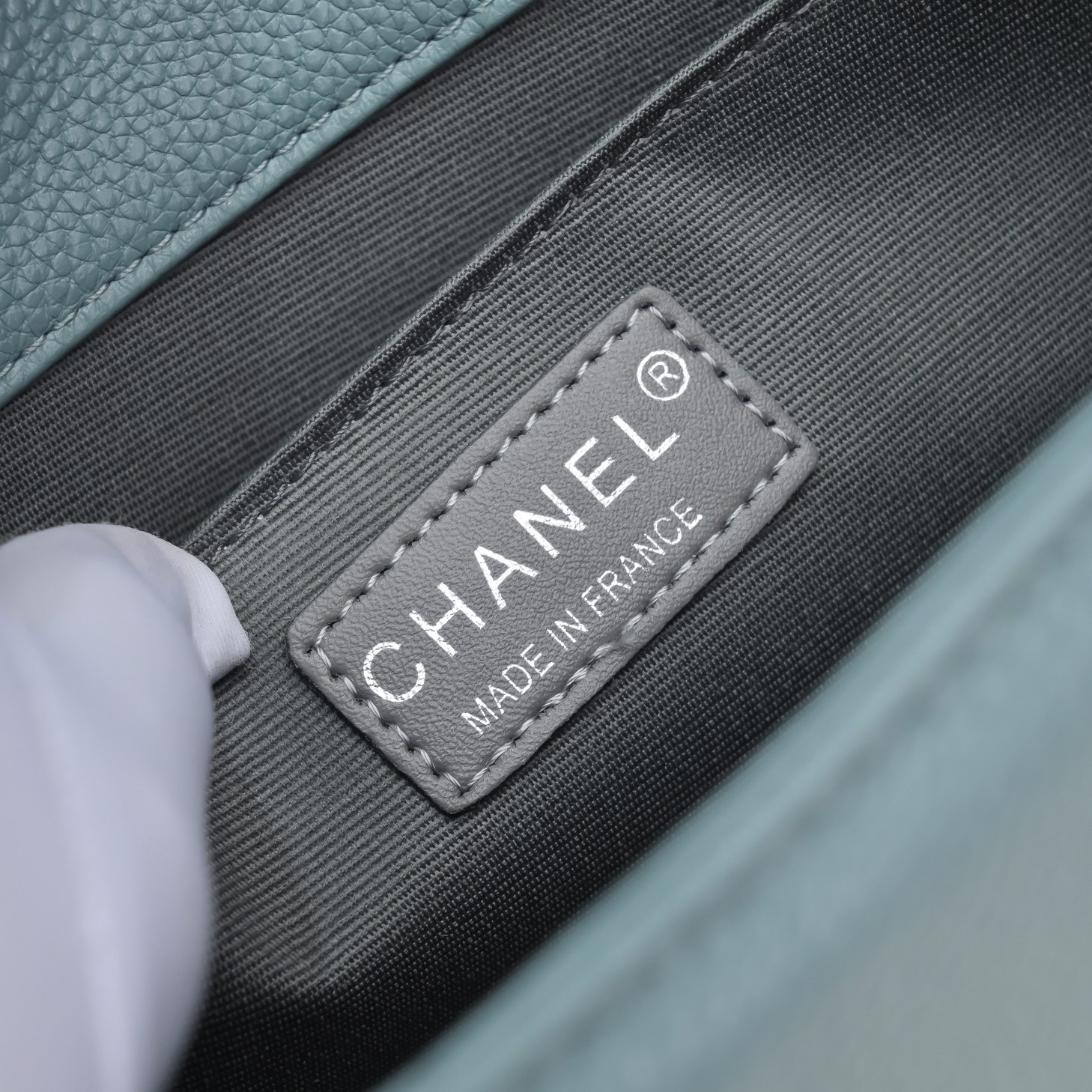 Chanel Leboy litchi or lychee pattern Shoulder Bag Handbag