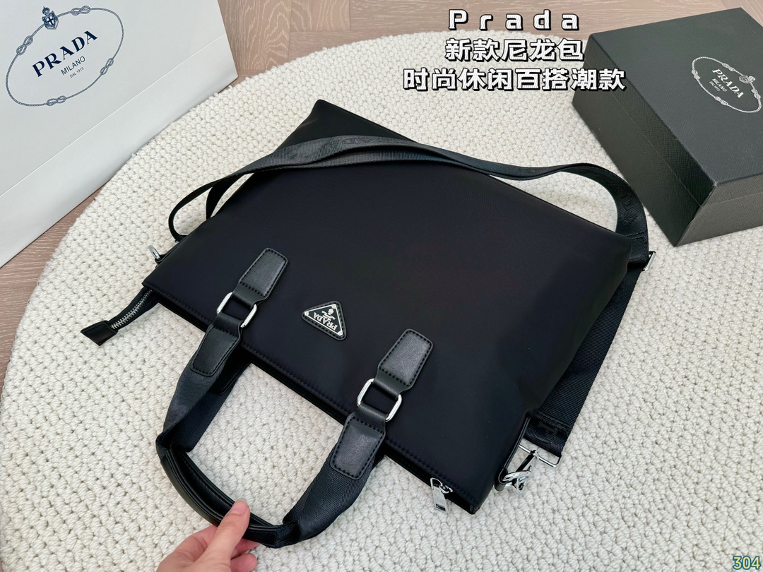 Prada Briefcase 006 DB531 38cm