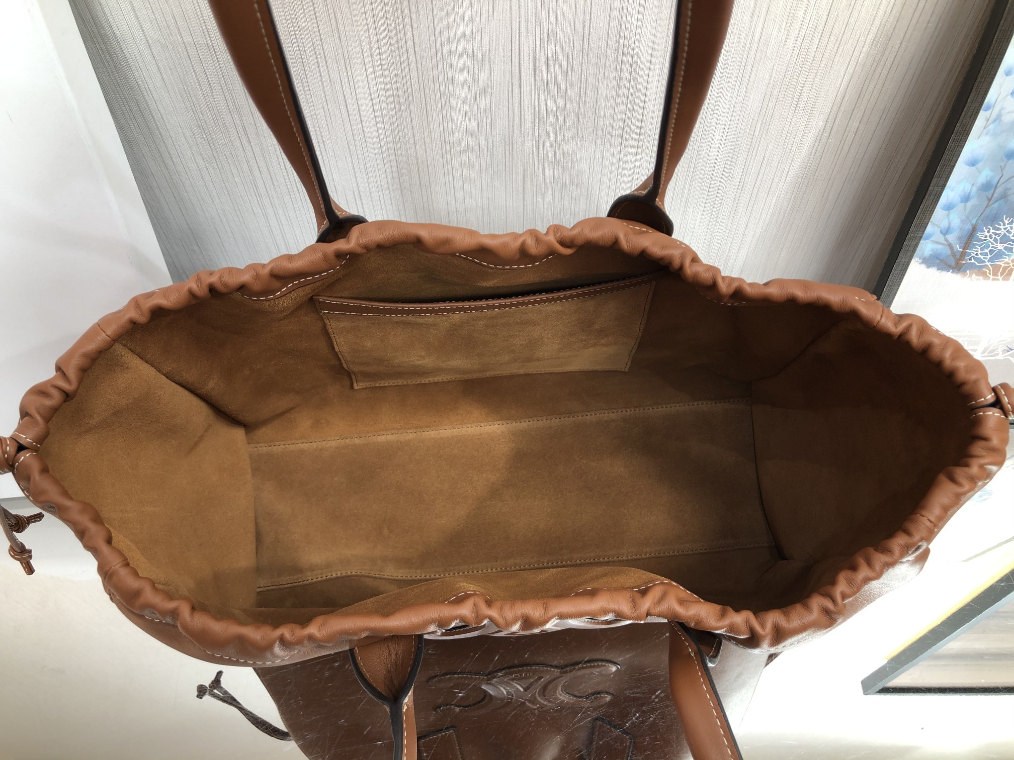 CABAS TRIOMPHE Bag Brown 012118 LM061 44cm