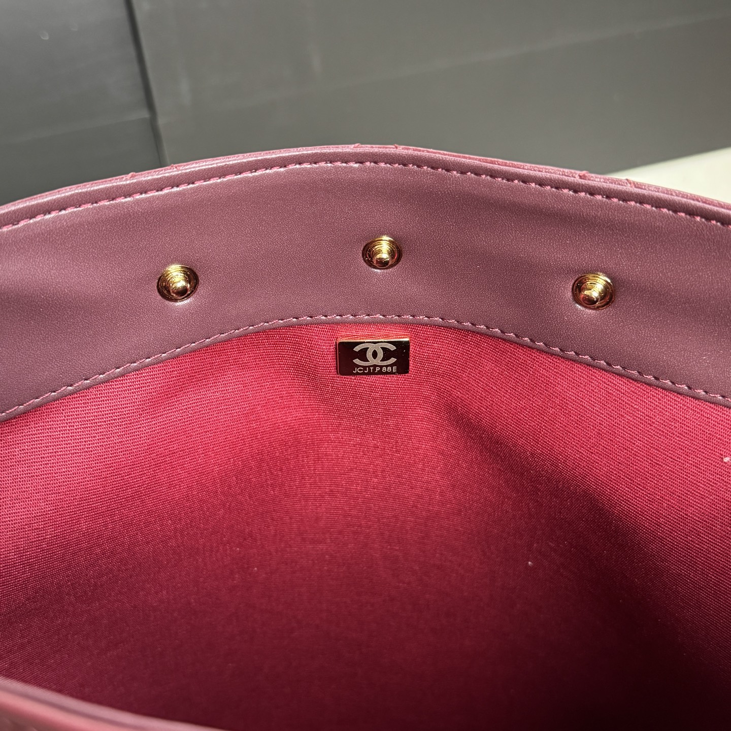 Chanel Studded Bucket Bag 9125