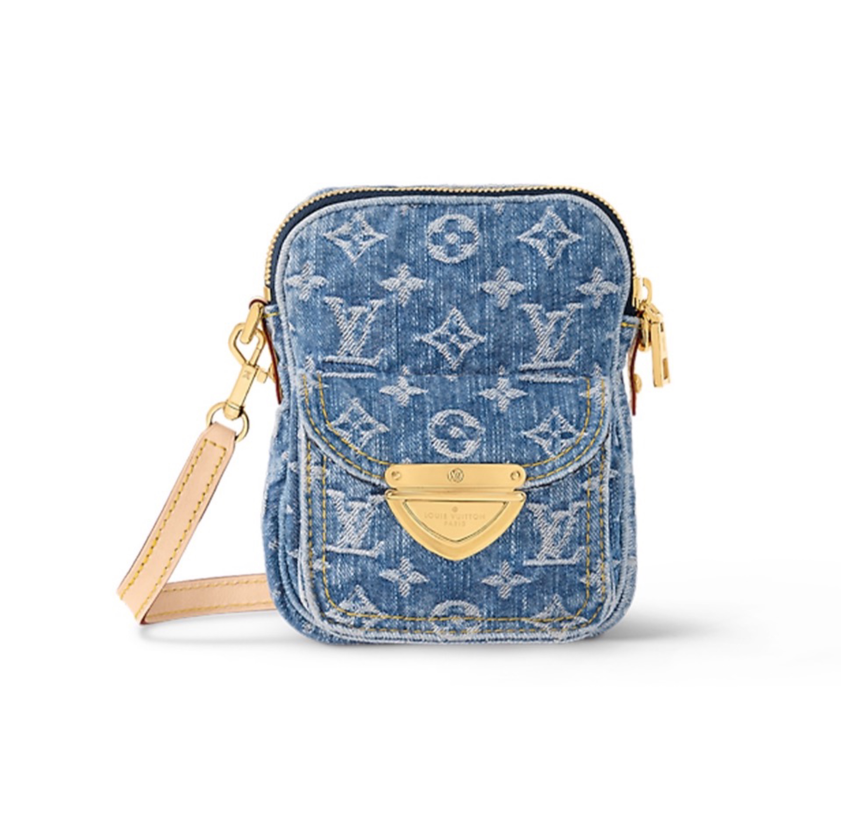 Louis Vuitton LV  Zippered Shoulder Crossbody Bag  M82948 Top quality(Replica)