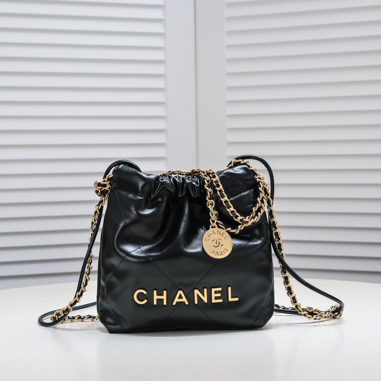 Chanel 22S Trash Bag Mini Pearl Bag Shoulder Bag Handbag