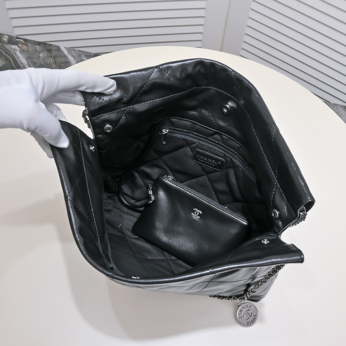 Chanel 22 Bag Pearl Bag Shoulder Bag Handbag