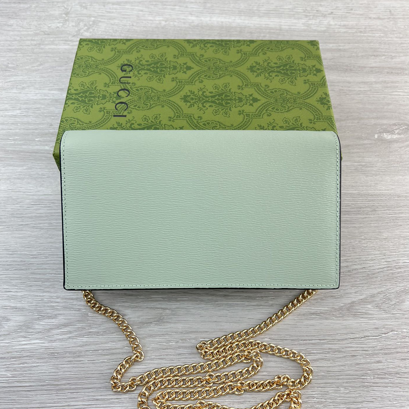 Gucci Marking Chain Belt Clutch Bag