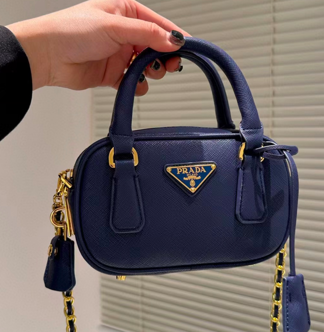 Prada Saffiano Leather Handbag Shoulder Bag（Replica）