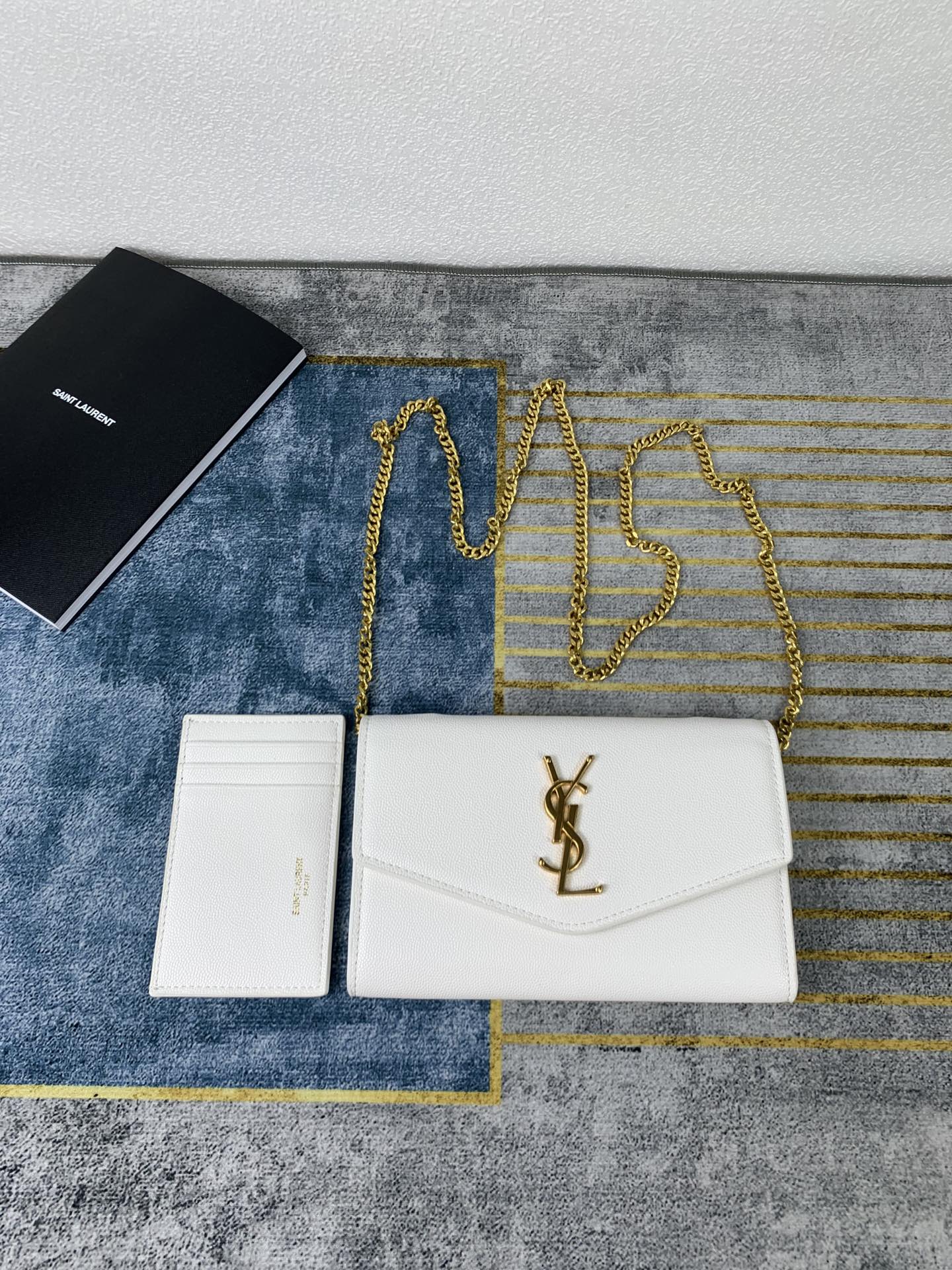 YSL Uptown Chain Wallet 6077881 LM011 19cm