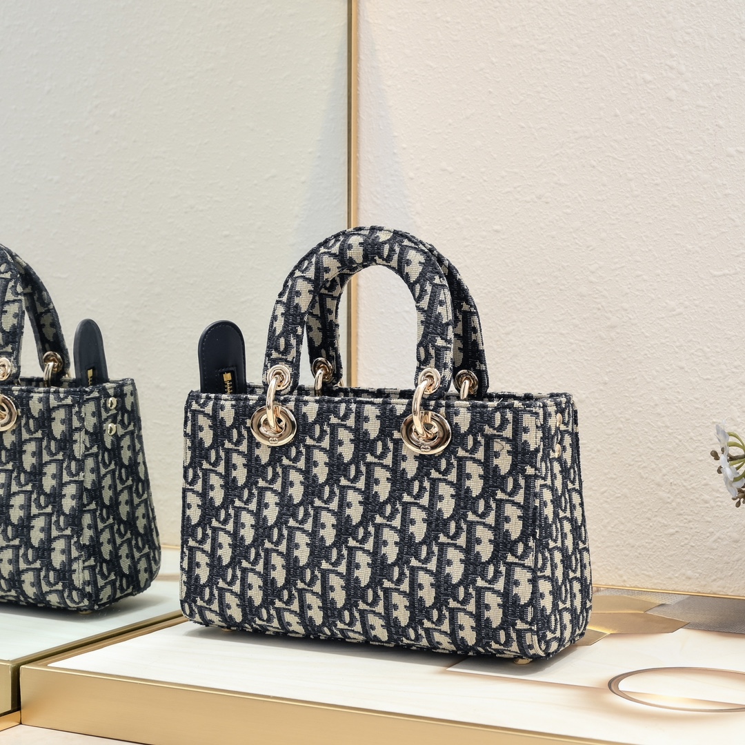 Dior Lady D-sire My Abcdior Horizontal Tote Bag Small Shoulder Bag Handbag