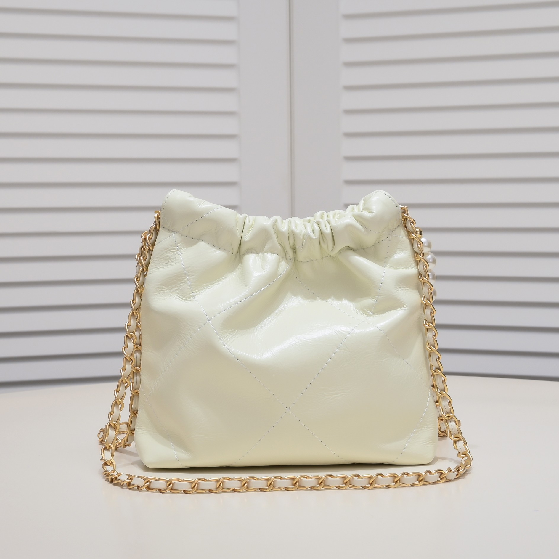 Chanel 22S Trash Bag Mini Pearl Bag Shoulder Bag Handbag