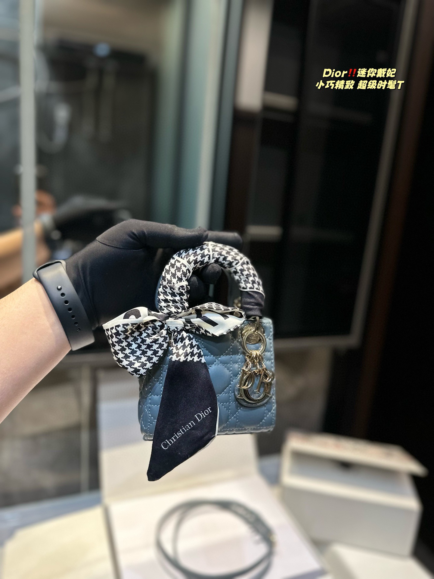 Dior Lady Dior Micro Bag 001 DB571 12cm