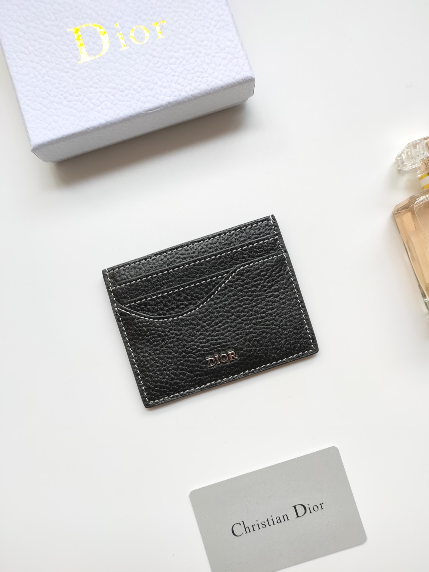 Dior Saddle Card Holder CH164 LM04 10cm