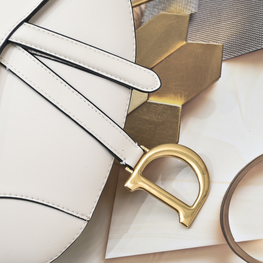 Saddle Bag White with weave strap 1033 XB012 25.5cm