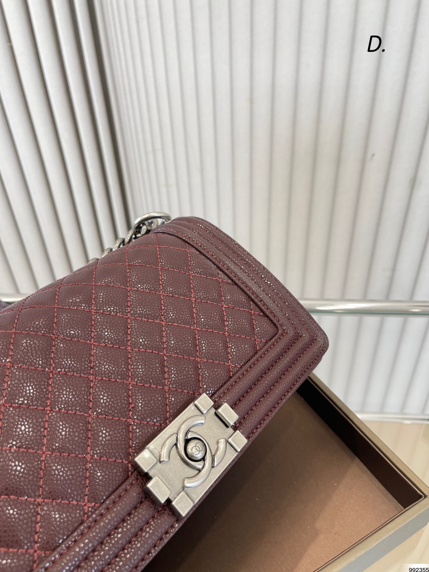 Chanel Leboy Bag caviar leather 007 DB071 25cm