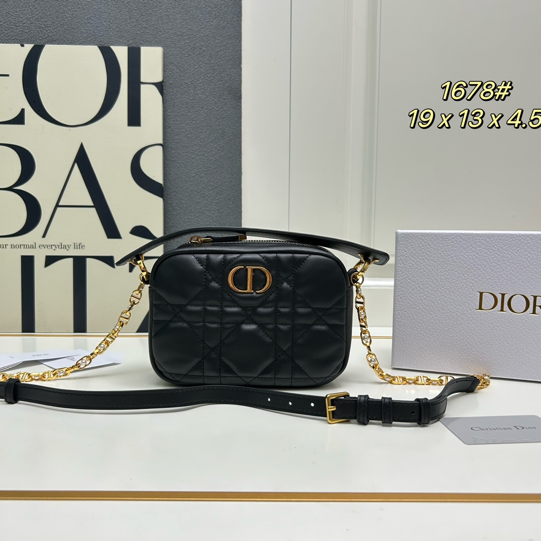 Dior Caro Camera Bags Shoulder Bag Handbag