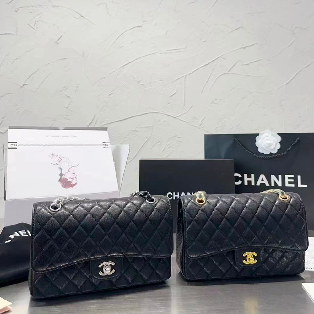 Chanel Caviar CF Medium 25CM Shoulder Bag(Replica)