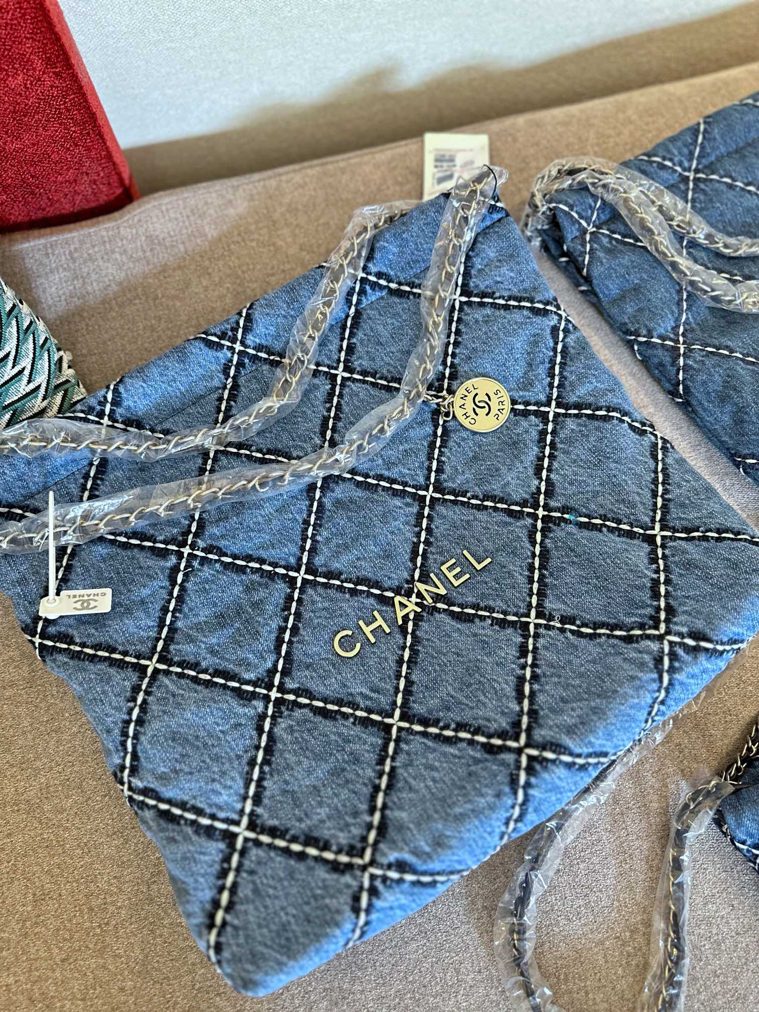 Chanel Denim Shoulder Bag LM042 20-40cm