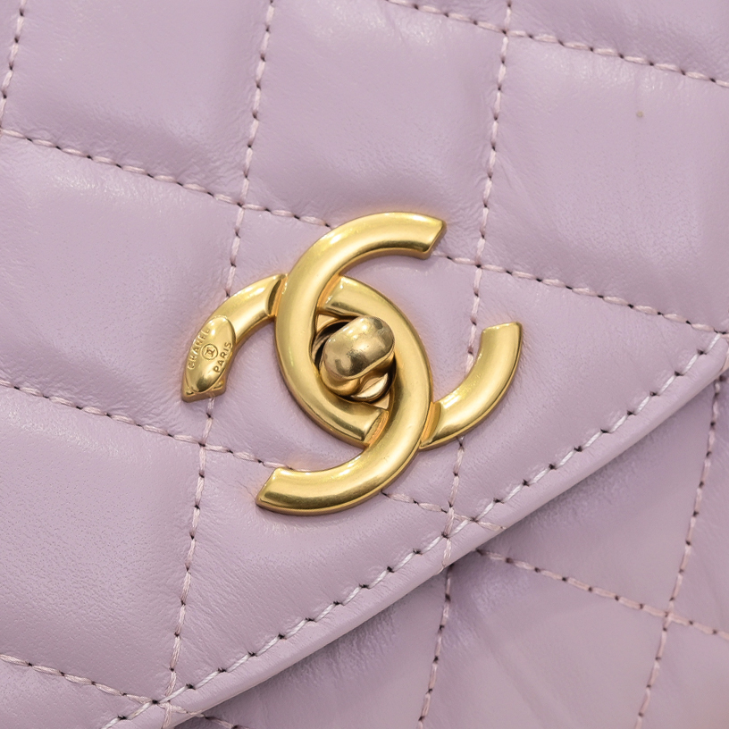Chanel Handle Double C  Shoulder Bag Handbag