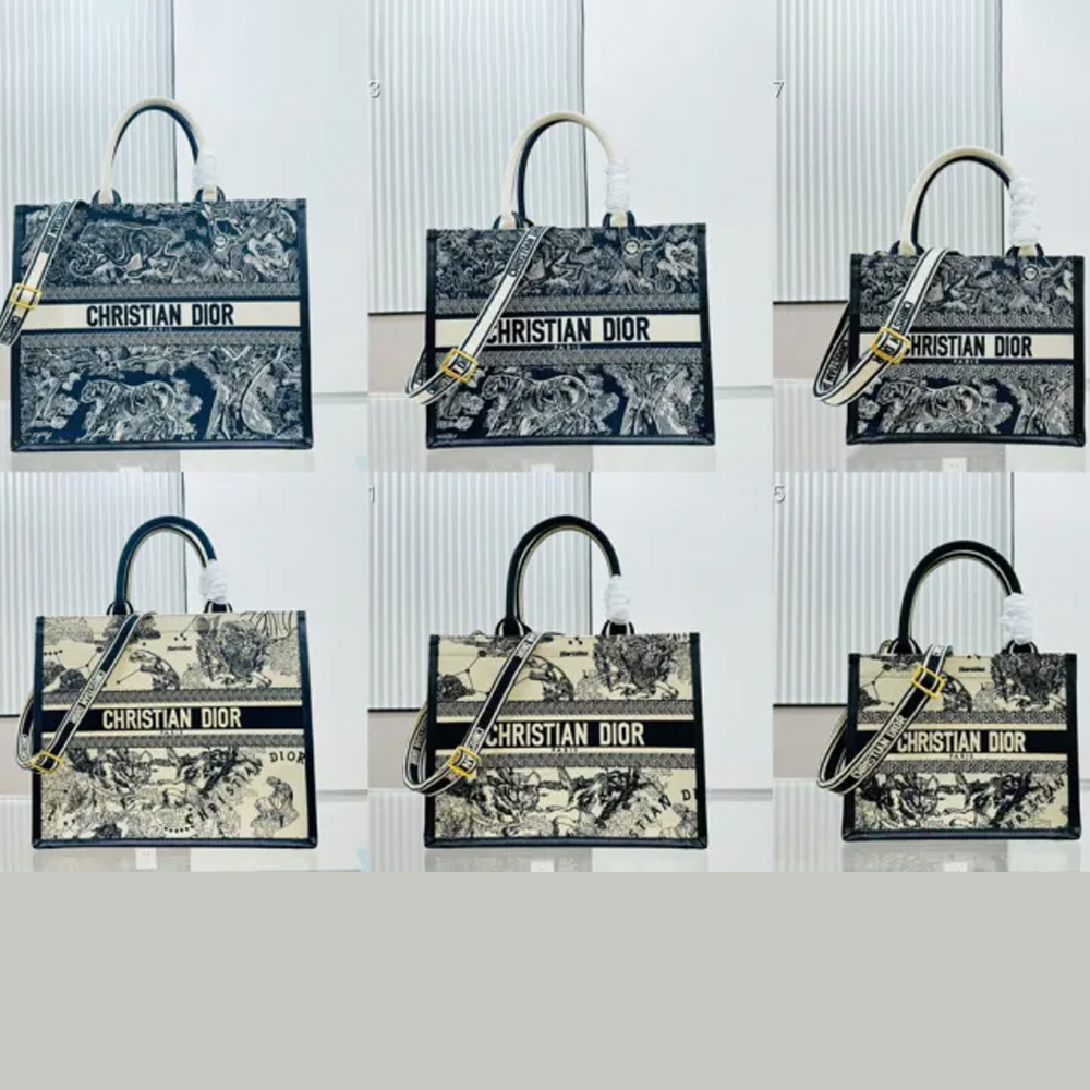 10A + top quality Dior Book Tote With Strap 8833 LM012042062 26-42cm