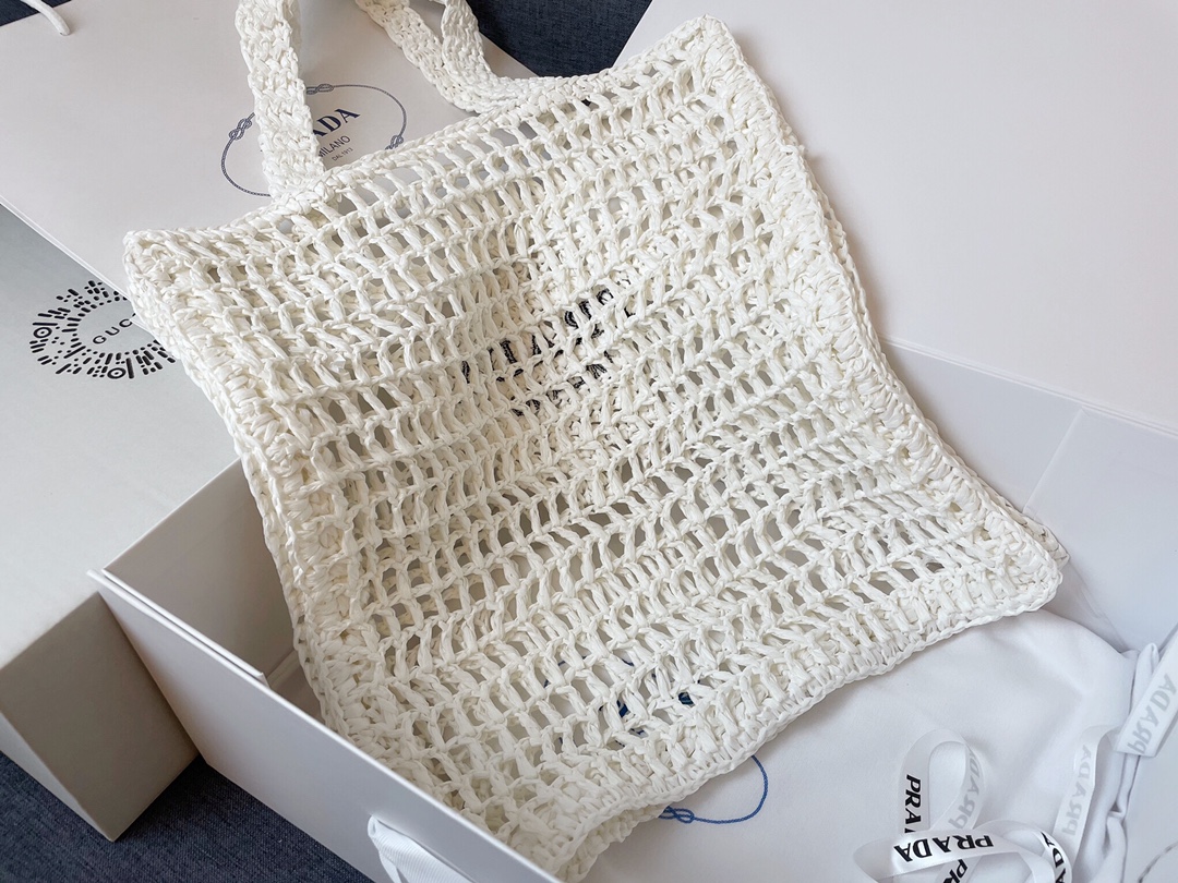 Prada 1BG393 White LM031 36cm