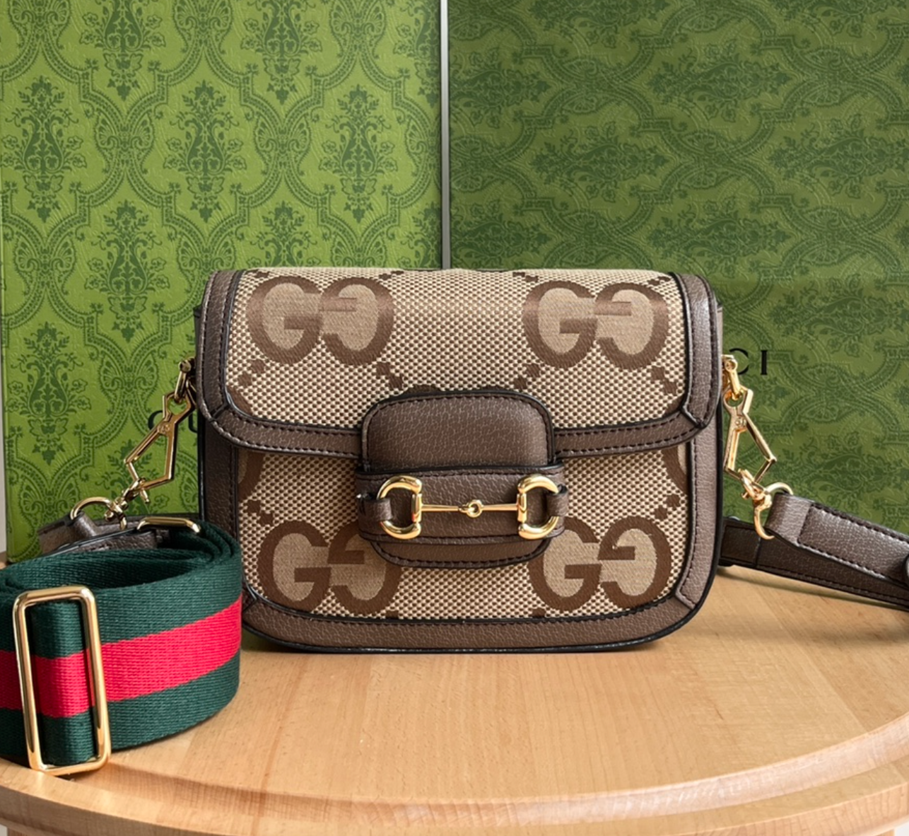 GUCCI 1955 Horsebit Shoulder Bag Mini Handbag(Replica)