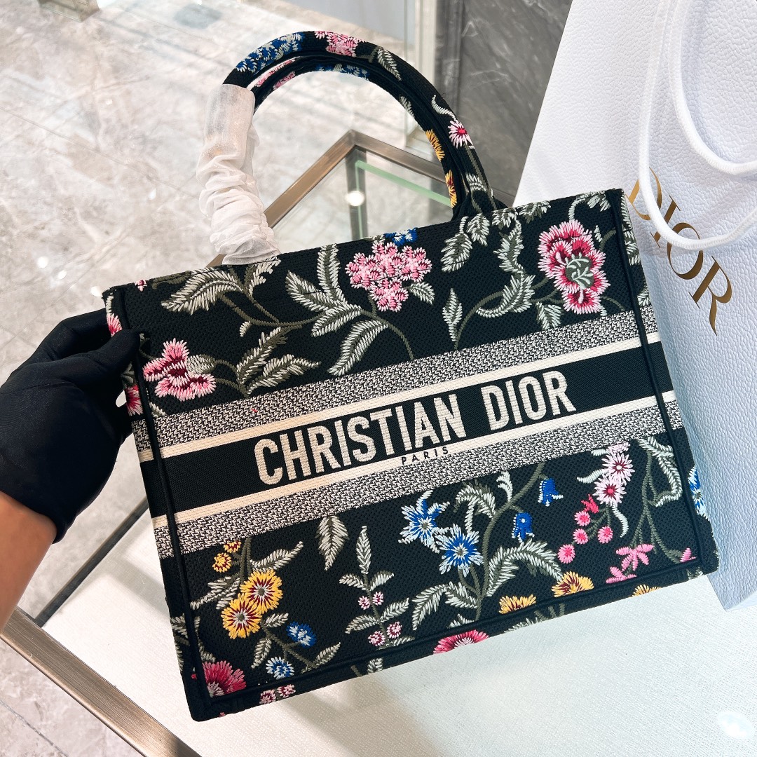 10A + top quality Medium Dior Book Tote 1296 DLAM022 36cm