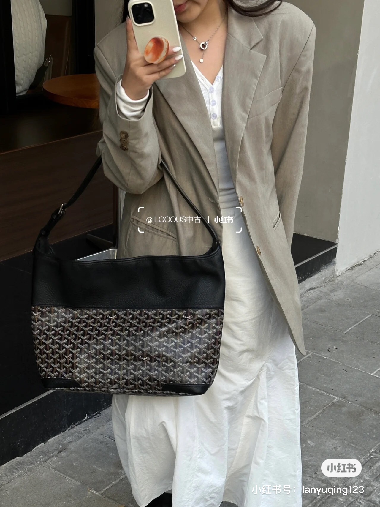 Goyard hobo bohème Stray Bag Armpit Bag