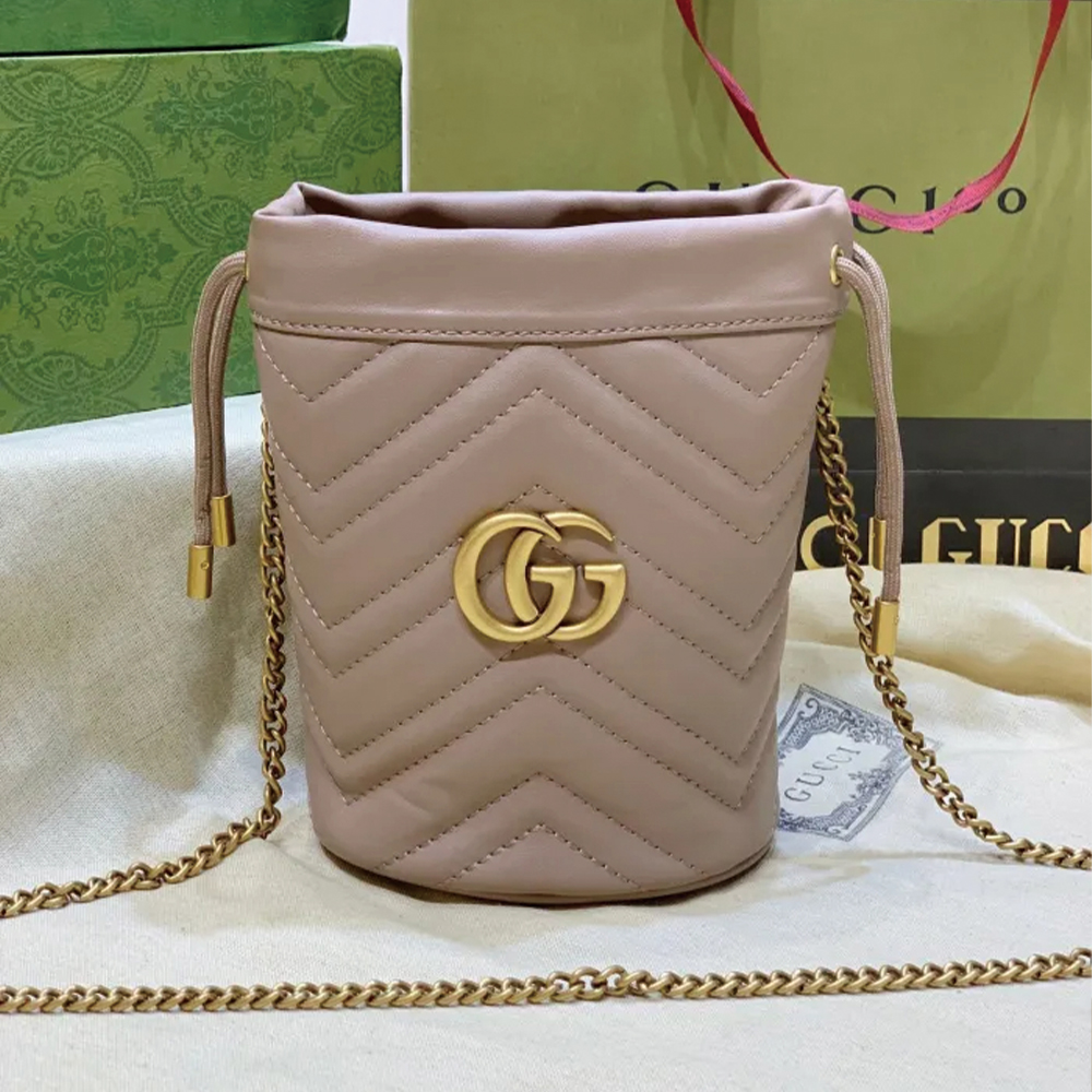 GG Marmont Mini Bucket bag 575163 LM051 19cm
