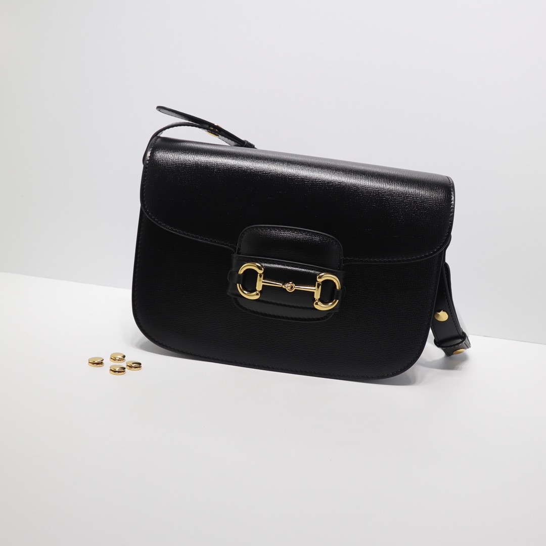 GUCCI 1955 Horsebit Bag   Gucci retro saddle bag 602204  25x18x8cm