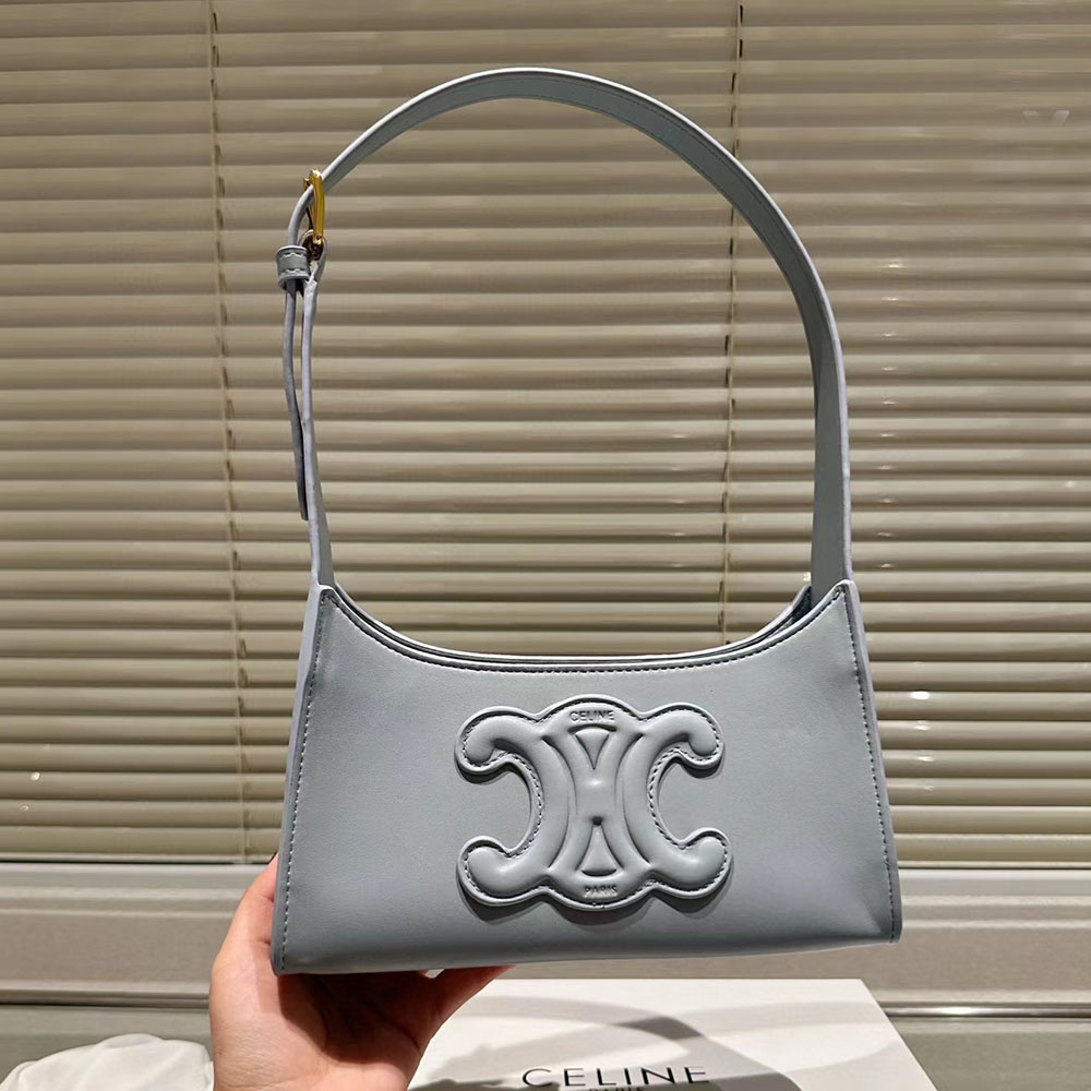 Celine Cuir Triomphe Relief Handbag Shoulder Bag(Replica)