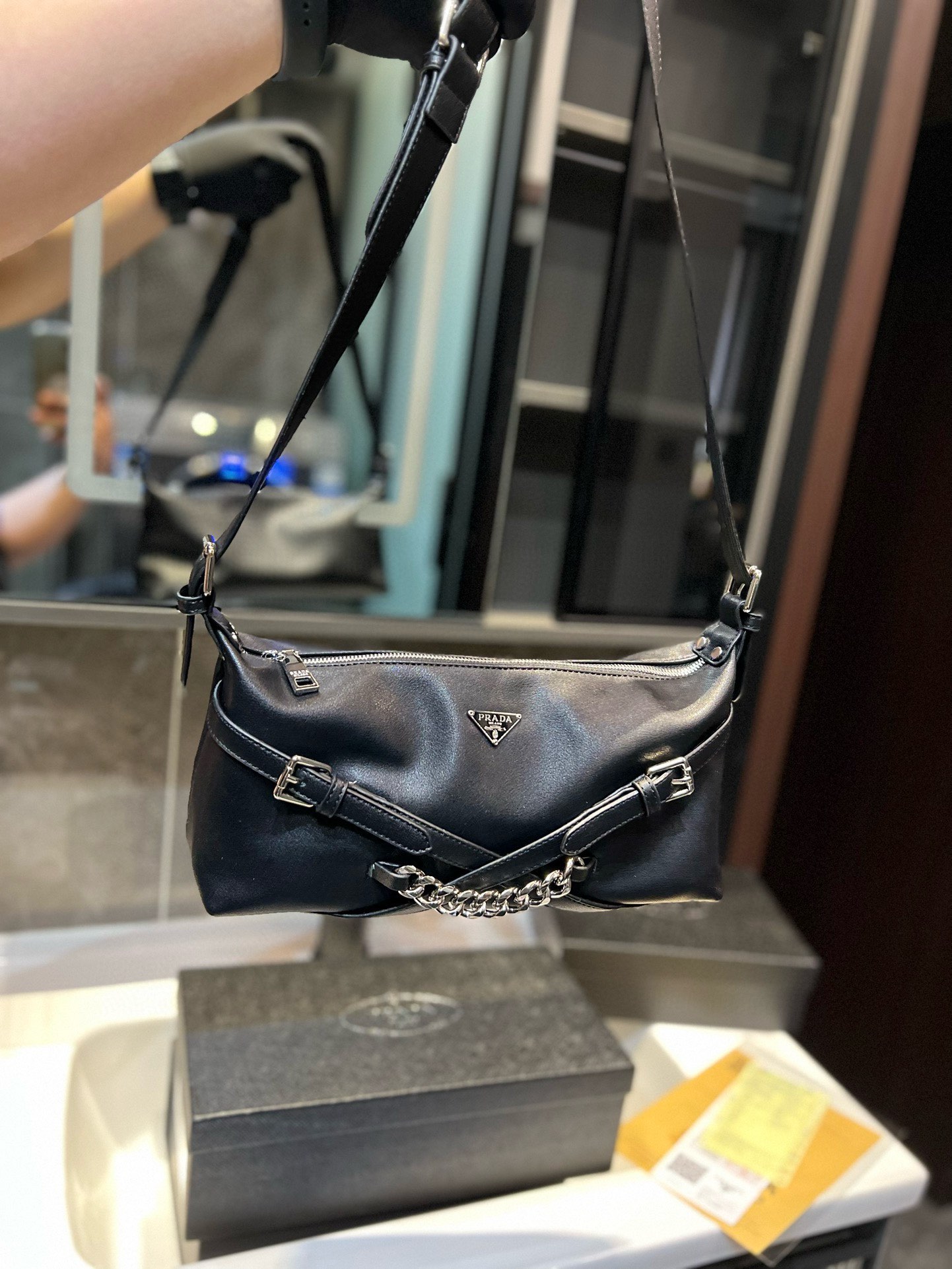Prada Shoulder Bag 003 DB021 28cm