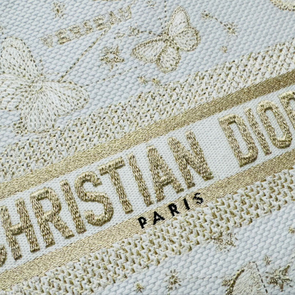 Dior The LADY D-LITE Bag MM-Butterfly Zodiac