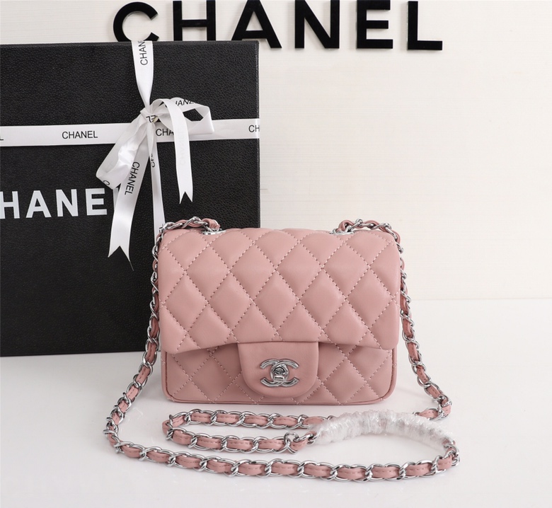 chanel1115PYD041 18x14x7 cm Silver logo