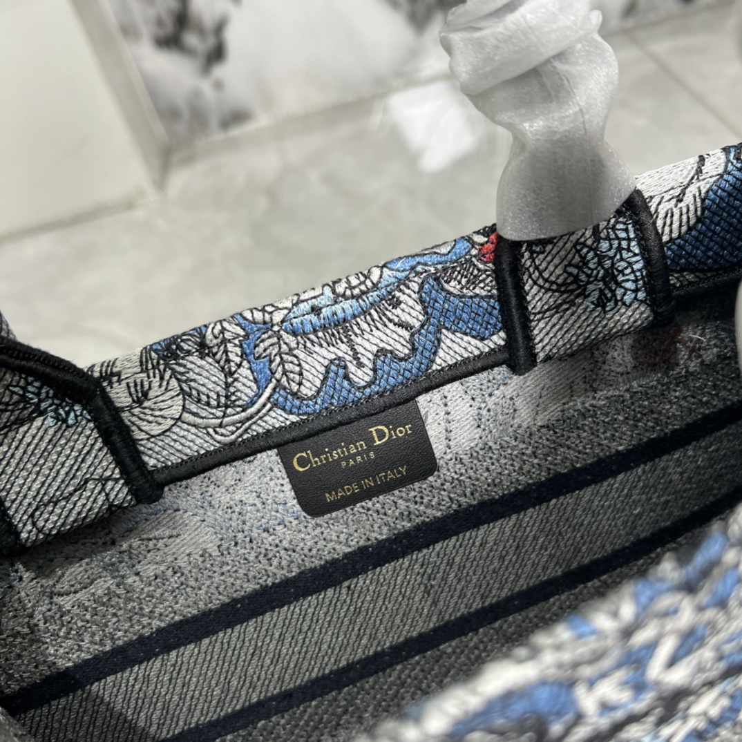 10A + top quality Small Dior Book Tote 0175 XB012 26cm