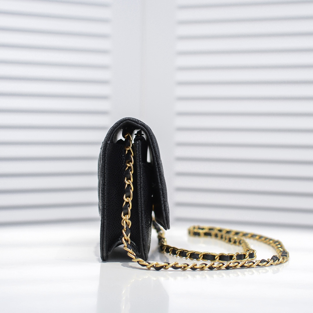 Chanel Woc Chain with Ball Pattern Shoulder Bag Handbag