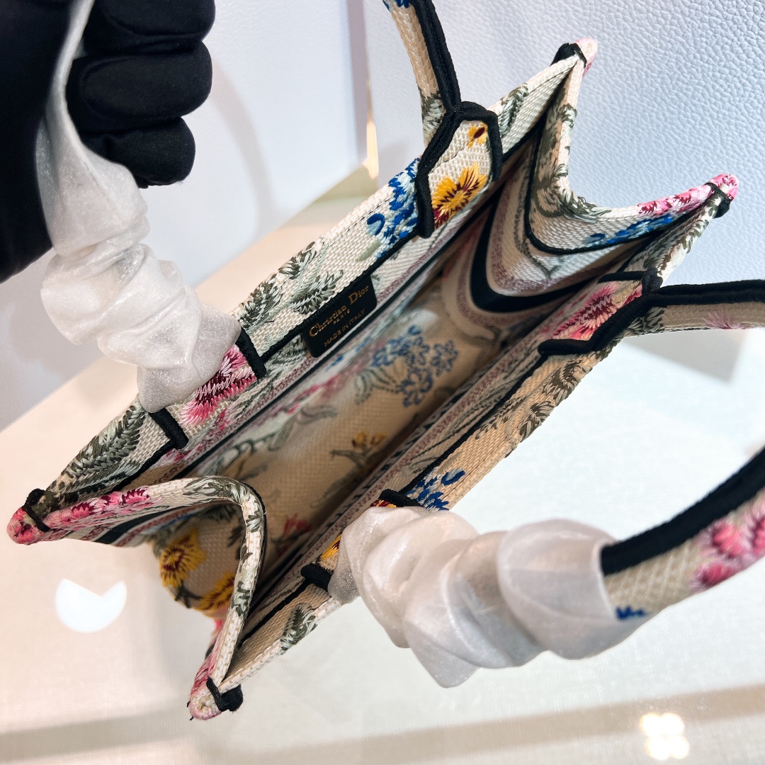 10A + top quality Small Dior Book Tote 1265 DLAM012 26.5cm