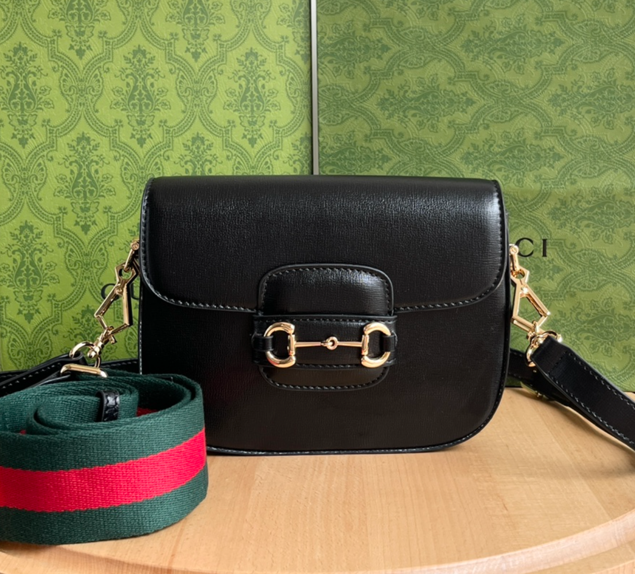 GUCCI 1955 Horsebit Shoulder Bag Mini Handbag(Replica)