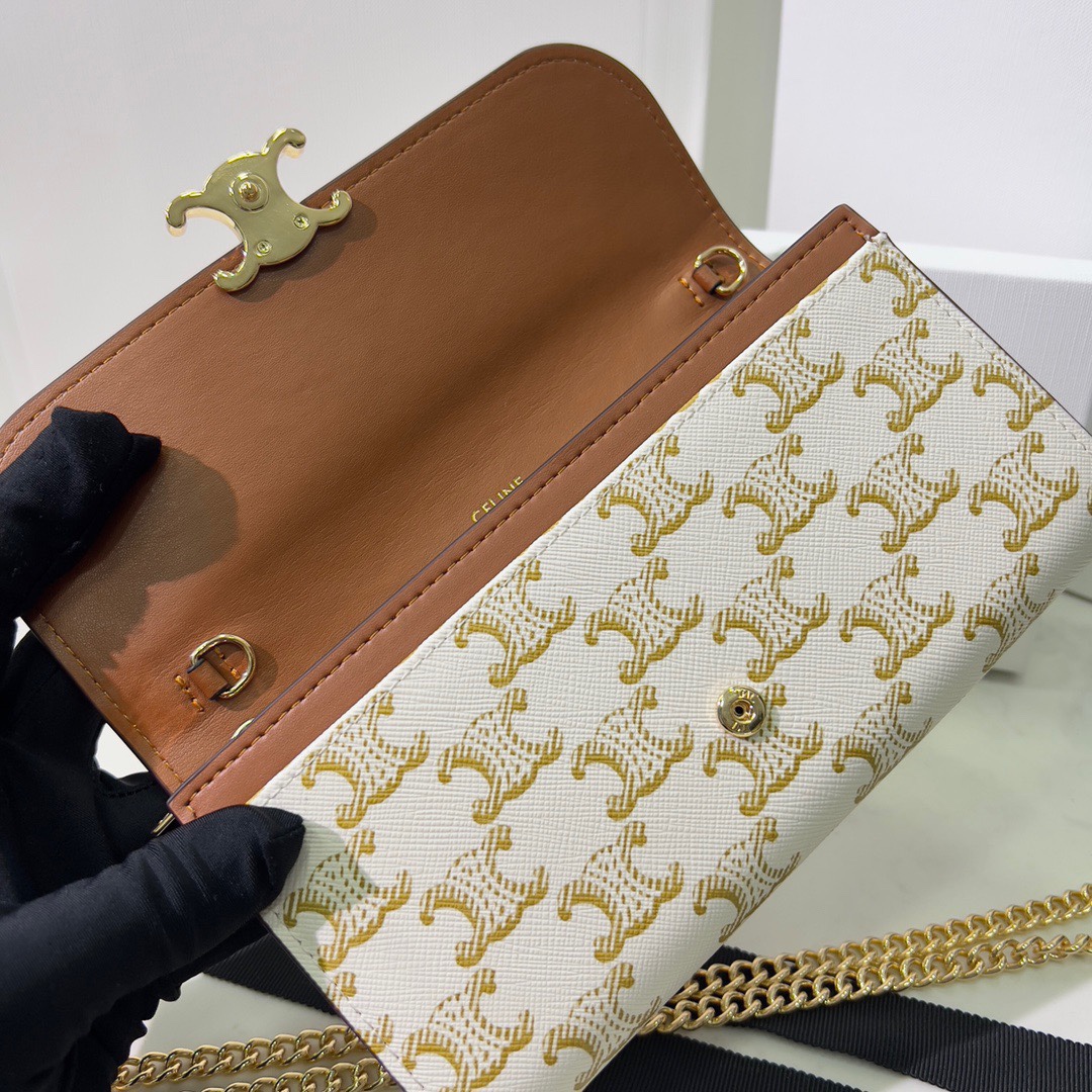 Celine CLAUDE Chain Bag 1961 LM59 19cm