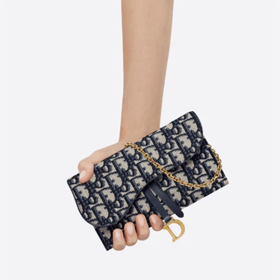 Dior Saddle Chain Wallet(Replica)