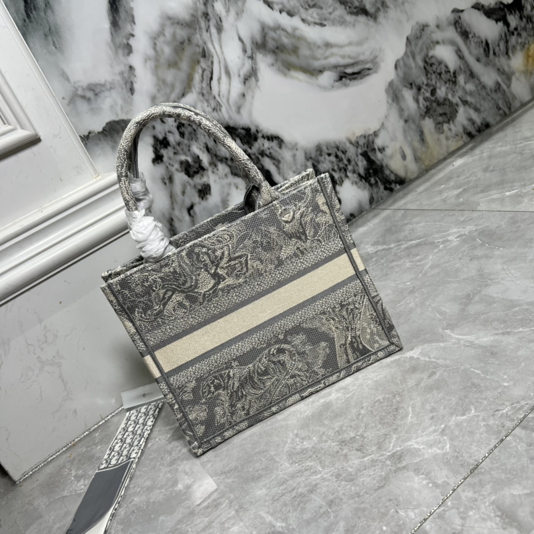 10A + top quality Small Dior Book Tote 0175 XB012 26cm